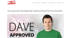 Desktop Screenshot of daveapproved.com
